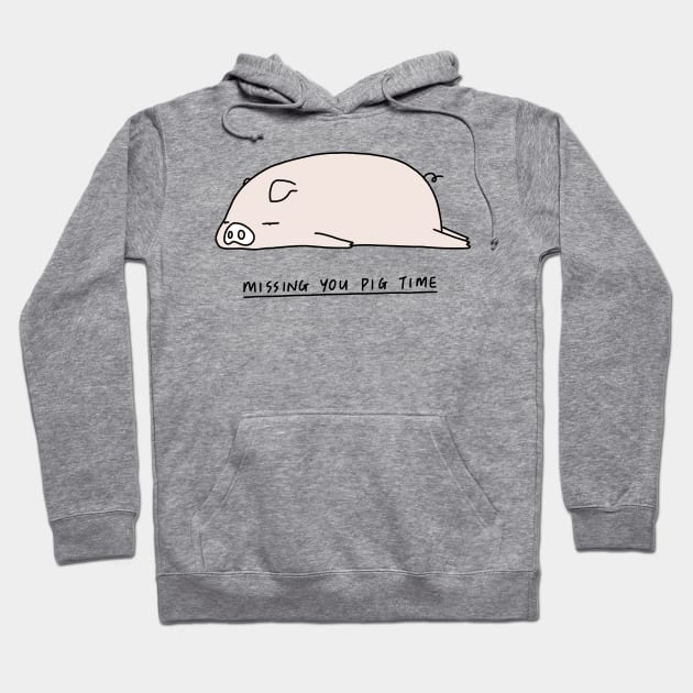 Moody Animals - Pig Hoodie by Lim Heng Swee